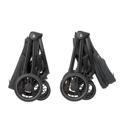 Kinderwagen Oxford Plus + draagmand Twillic Graphite
