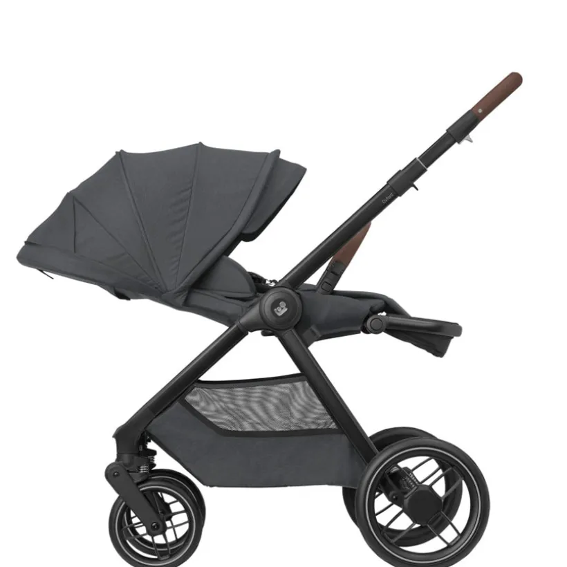 Kinderwagen Oxford Plus + draagmand Twillic Graphite