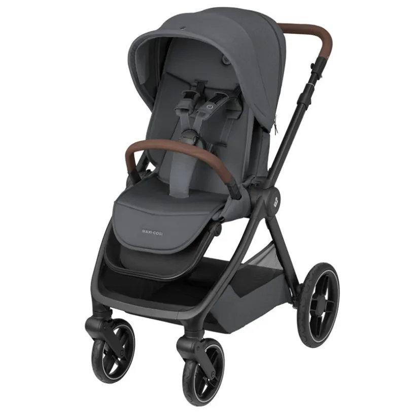 Kinderwagen Oxford Plus + draagmand Twillic Graphite