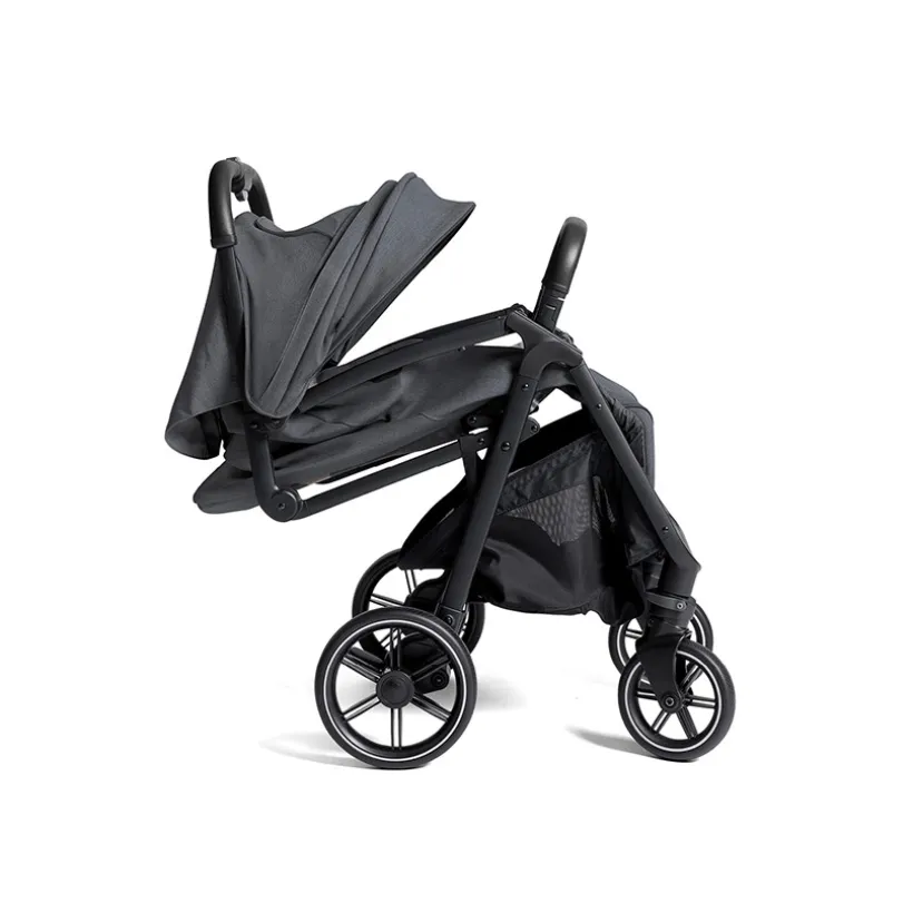 Kinderwagen Parcel LX Ebony compact ultralicht met verstelbare zitting en Autoclick-harnas Joie