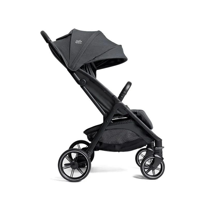 Kinderwagen Parcel LX Ebony compact ultralicht met verstelbare zitting en Autoclick-harnas Joie