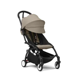 Kinderwagen Stokke® YOYO³ vanaf 6 maanden - Frame zwart/Taupe