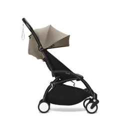 Kinderwagen Stokke® YOYO³ vanaf 6 maanden - Frame zwart/Taupe