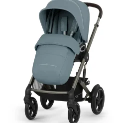 Kinderwagen Talos S Lux Frame Taupe - Stormy Blue