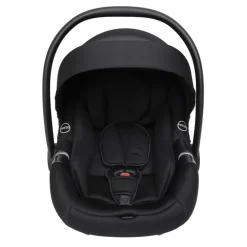 Kinderwagen trio Alba met draagmand zwart/champagne