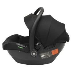 Kinderwagen trio Alba met draagmand zwart/champagne