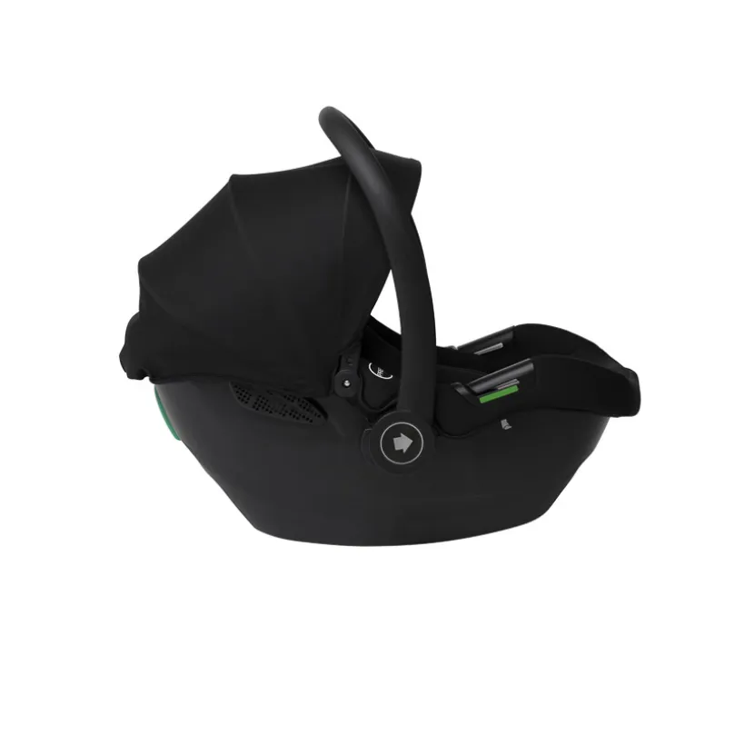 Kinderwagen trio Alba met draagmand beige/zwart
