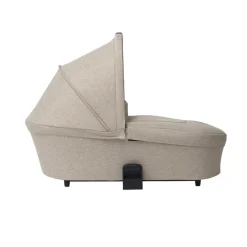 Kinderwagen trio Alba met draagmand beige/zwart