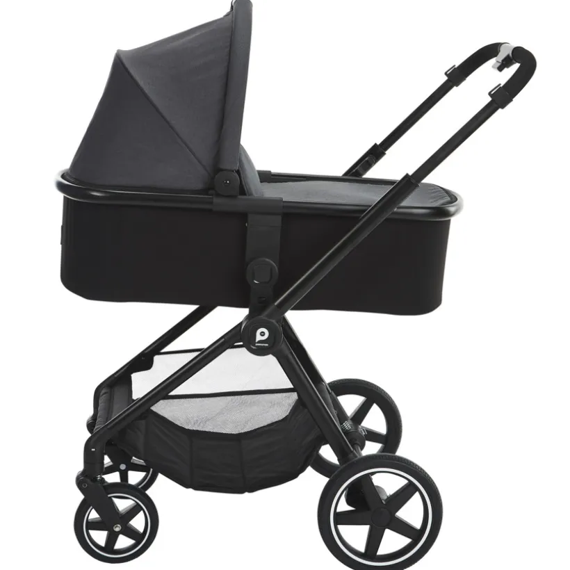 Kinderwagen trio Athéna met i-Prim autostoel in grijs
