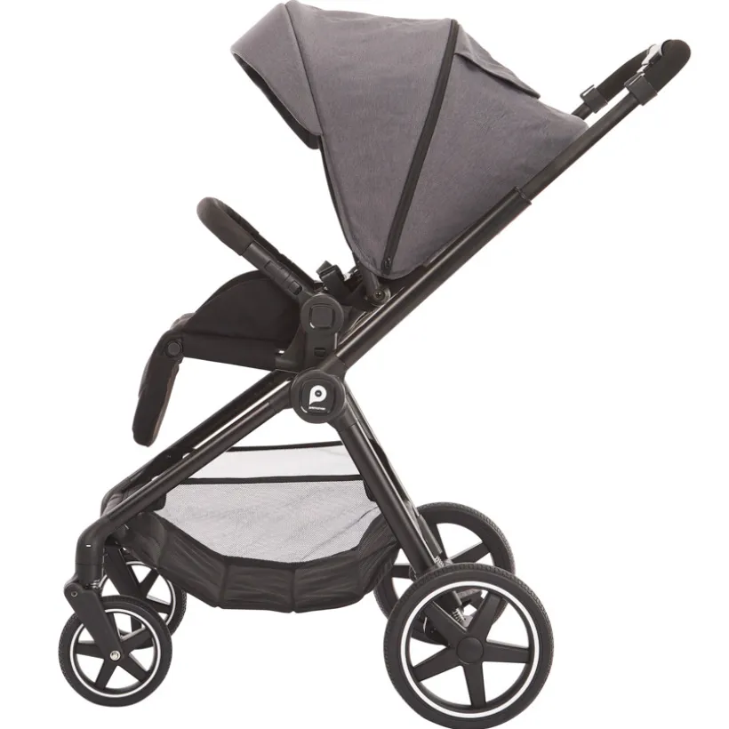Kinderwagen trio Athéna met i-Prim autostoel in grijs