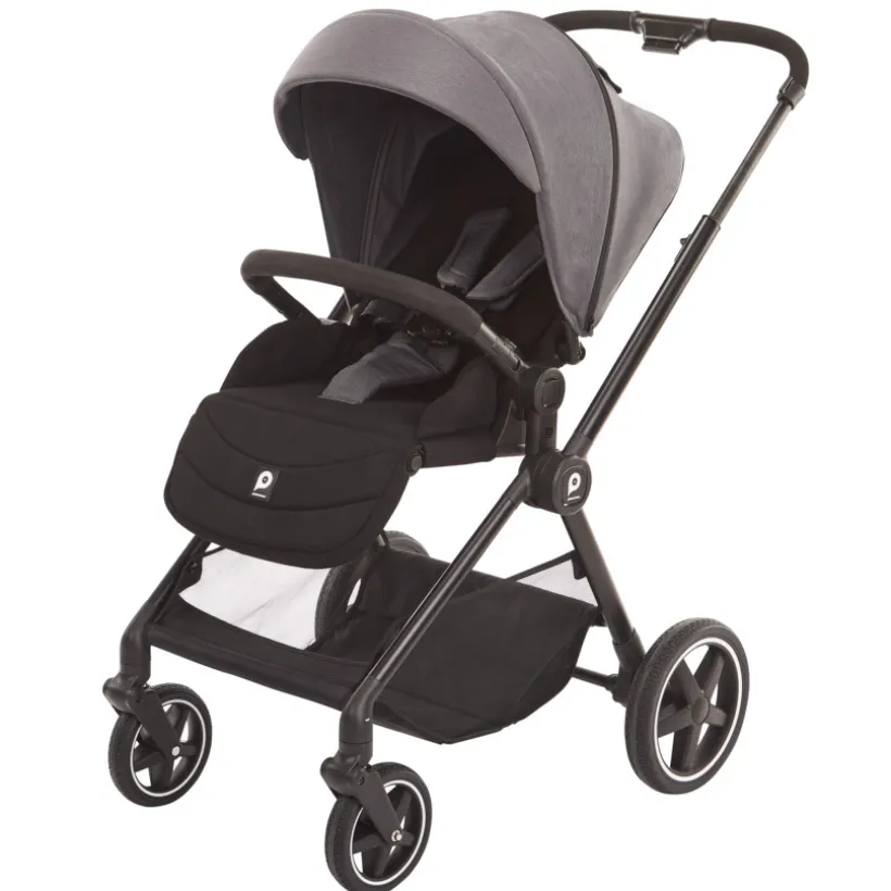 Kinderwagen trio Athéna met i-Prim autostoel in grijs