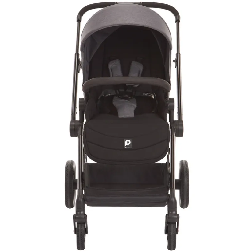 Kinderwagen trio Athéna met i-Prim autostoel in grijs
