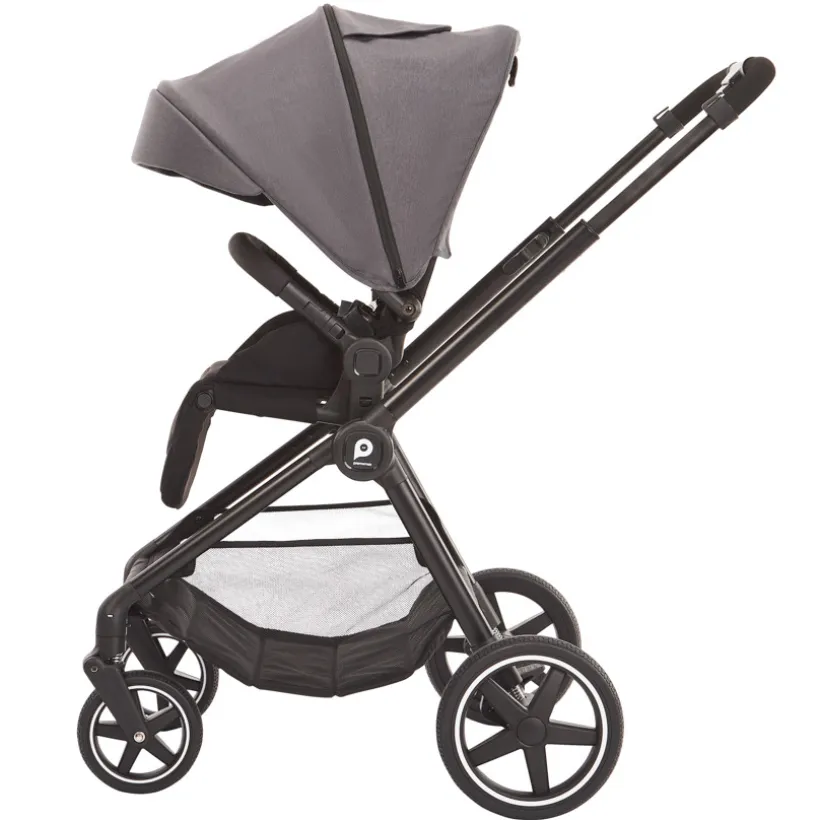 Kinderwagen trio Athéna met i-Prim autostoel in grijs