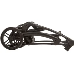 Kinderwagen trio combinatie met autostoel en mand grijs gemêleerd/zwart