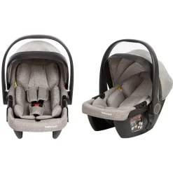 Kinderwagen trio Triade met autostoel en draagmand grijs