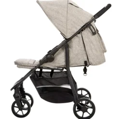 Kinderwagen trio Triade met autostoel en draagmand grijs