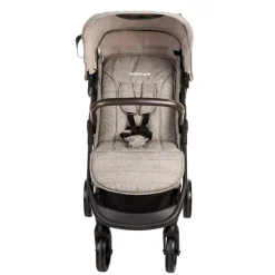 Kinderwagen trio Triade met autostoel en draagmand grijs