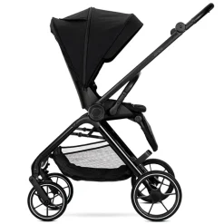 Kinderwagen Venice + Draagmand + Adapters Zwart
