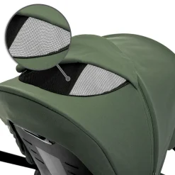 Kinderwagen Venice + Draagmand + Adapters Zwart