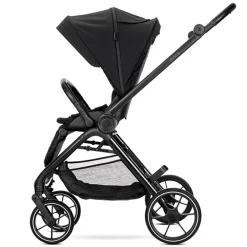 Kinderwagen Venice + Draagmand + Adapters Zwart