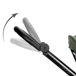 Kinderwagen Venice + Draagmand + Adapters Zwart