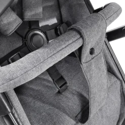 Kinderwagen voor tweelingen Atlantic Twin Melange Grey