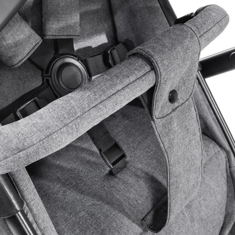 Kinderwagen voor tweelingen Atlantic Twin Melange Grey