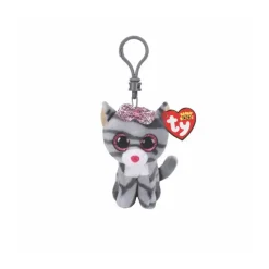 Kleine Beanie Boo’s sleutelhangerknuffel Kiki de kat