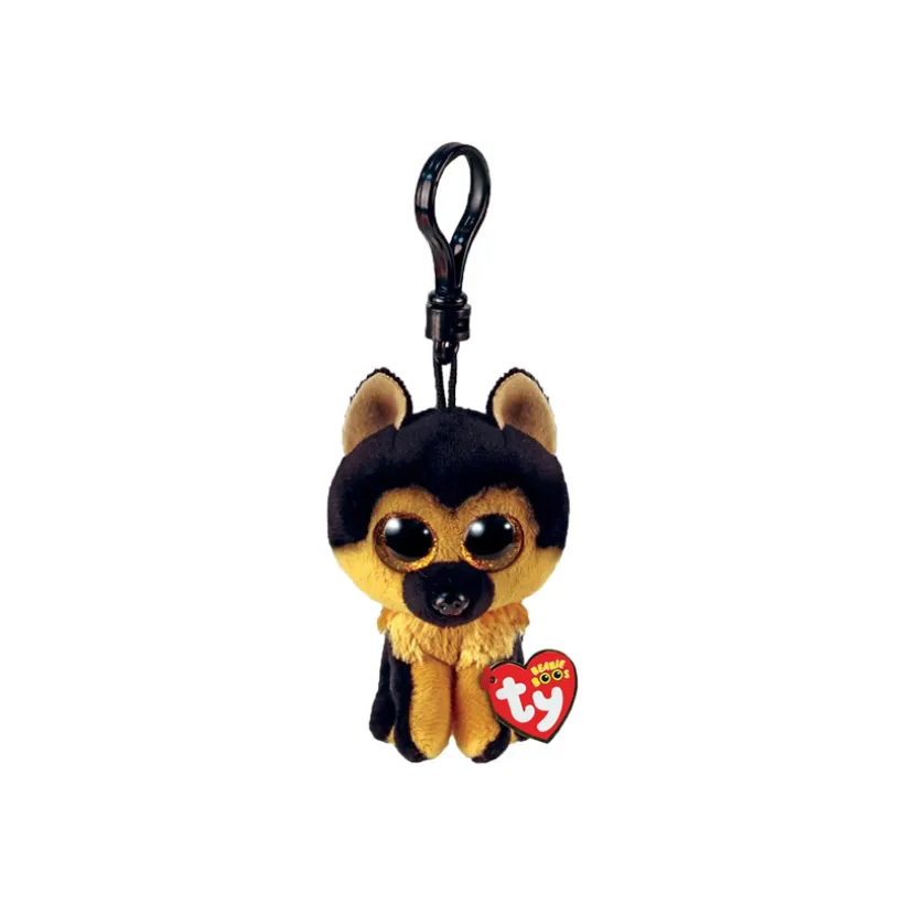 Kleine Beanie Boo’s sleutelhangerpluche Spirit Duitse herder met pailletten ogen