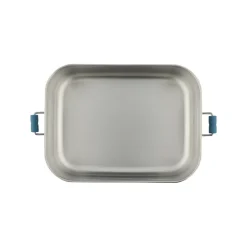 kleine lunchbox roestvrij staal Mr. Triceratops blauw