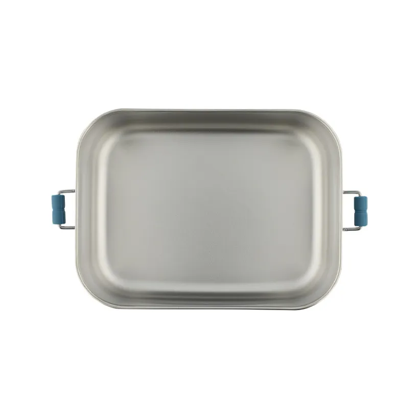 kleine lunchbox roestvrij staal Mr. Triceratops blauw