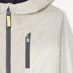 Kleurblok effect windjack met capuchon jongens