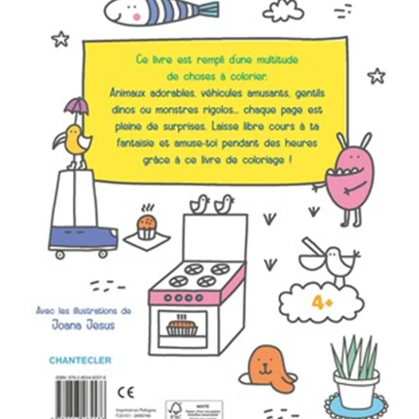 Kleurboek FR - 101 choses à colorier - vanaf 3jaar