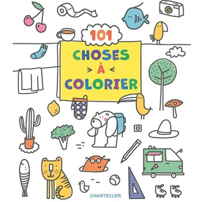 Kleurboek FR - 101 choses à colorier - vanaf 3jaar