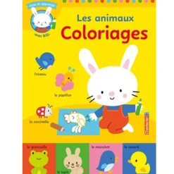 Kleurboek FR - joue&apprend avec Billi - Les animaux coloriages - vanaf 2 jaar