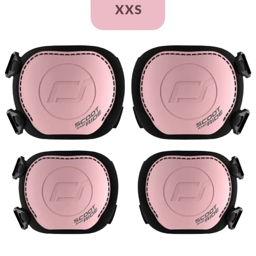 Knie/Elleboog Beschermingsset XXS Scoot And Ride Roze