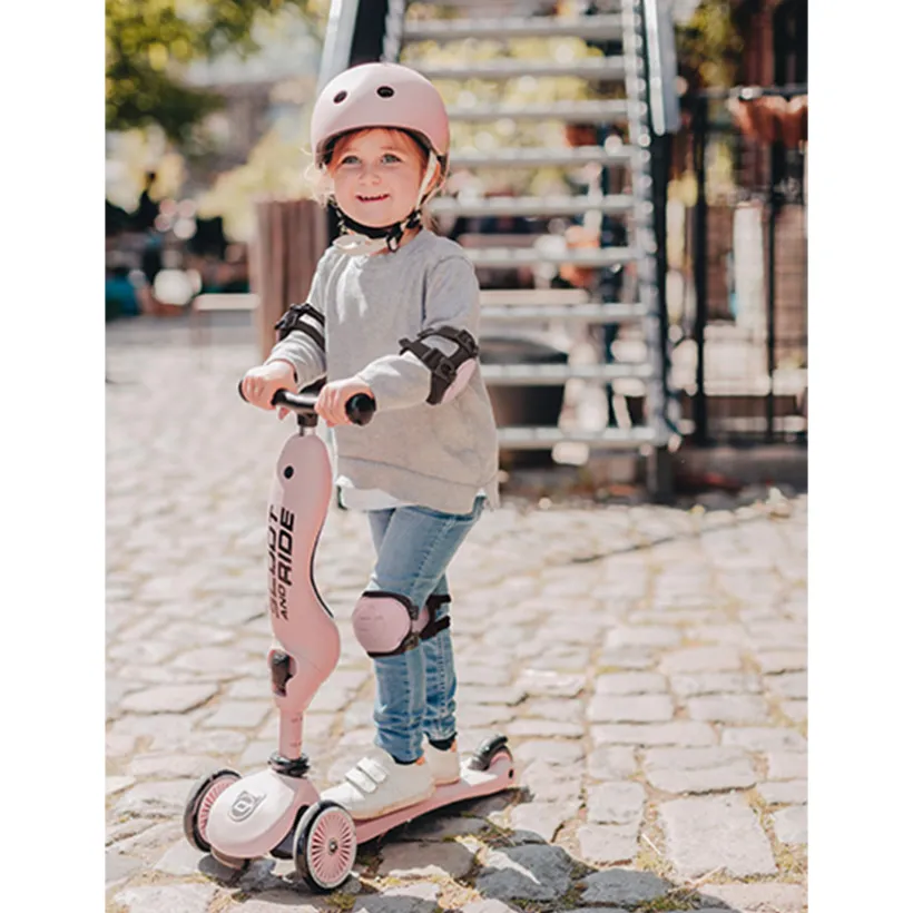 Knie/Elleboog Beschermingsset XXS Scoot And Ride Roze