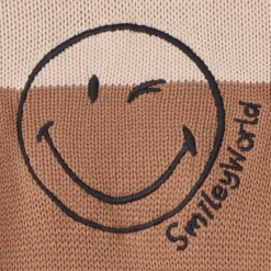 Knit sweater met color block effect van SmileyWorld jongens