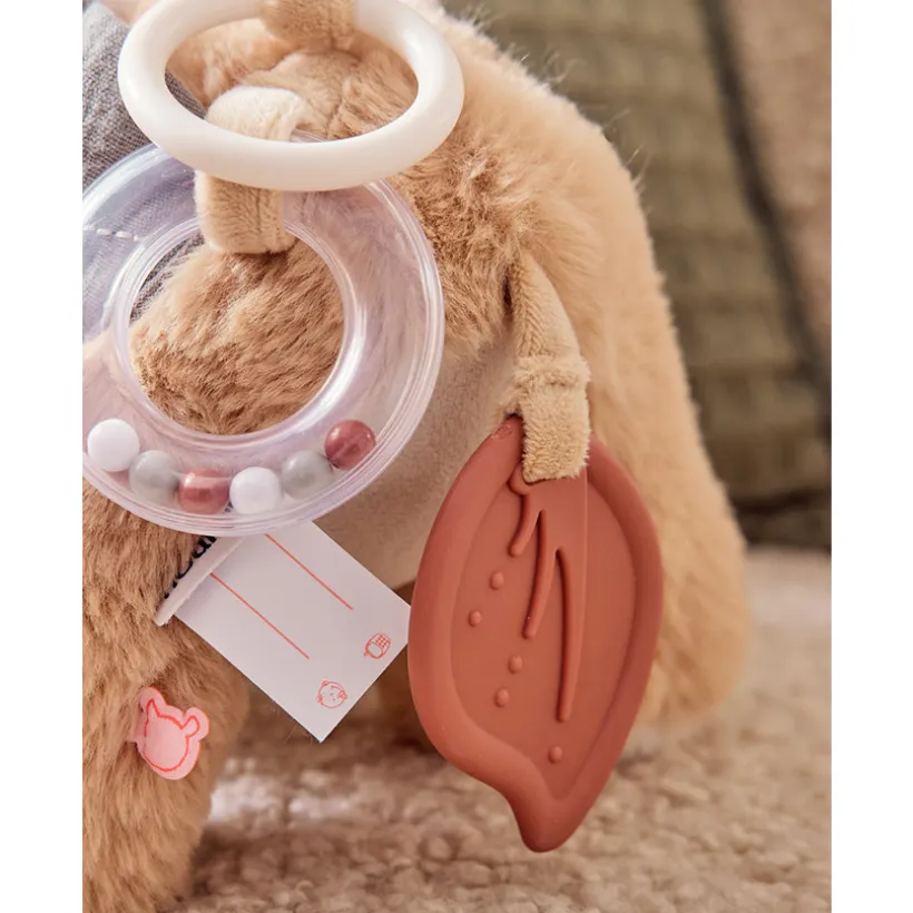 Knuffel activiteiten & ontwikkeling Koe Fluffy Beige