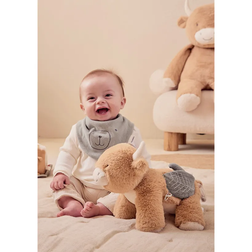 Knuffel activiteiten & ontwikkeling Koe Fluffy Beige