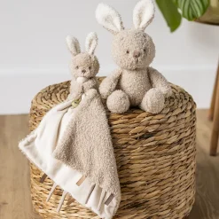 Knuffel baby konijn - 24 cm - Fanfan - Teddy Beige