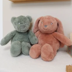 Knuffelbeer Honey 45cm Kleigroen