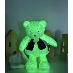 Knuffelbeer lichtgevend 28cm Maanlicht