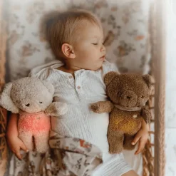 Knuffelbeer nachtlampje 5-in-1 met natuurlijke warmtekruik Bruin