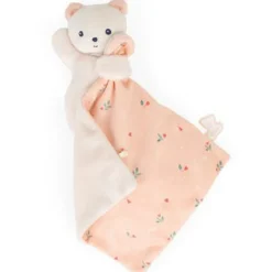 Knuffel Beertje met knuffelvierkant zachtheid blaadjes van liefde