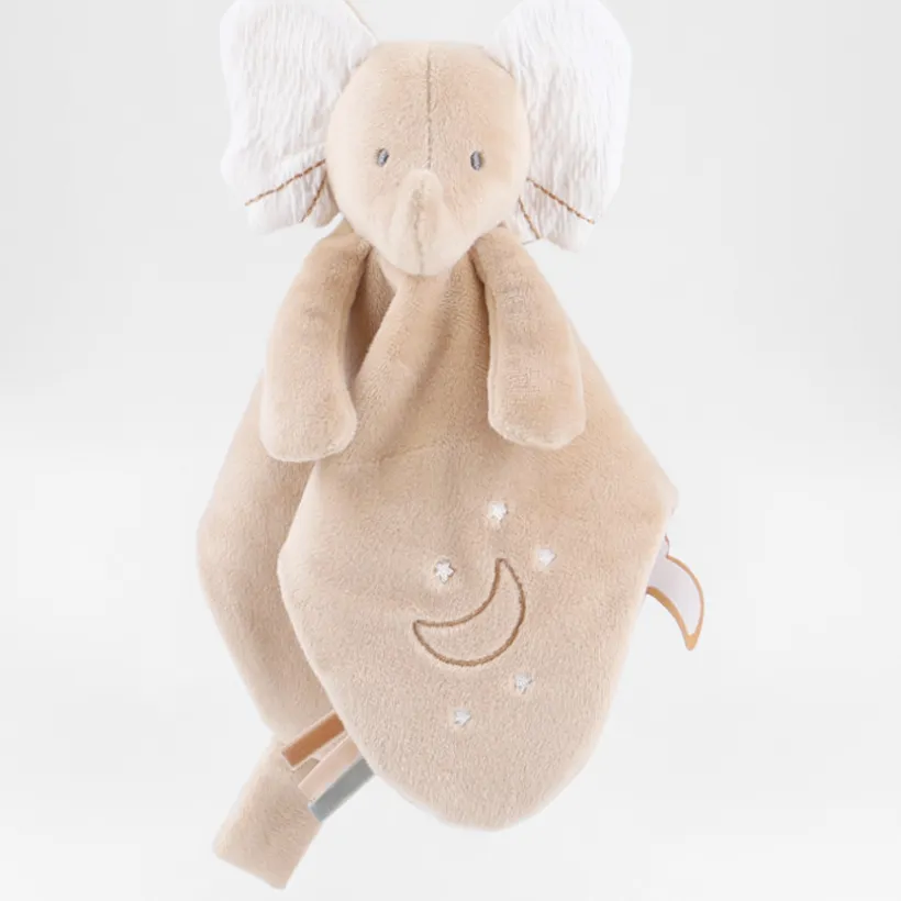 Knuffeldoekje Bali de olifant in veloudoux