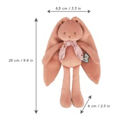 Knuffeldoekje Lapinoo Pantin terracotta fluweel Kaloo