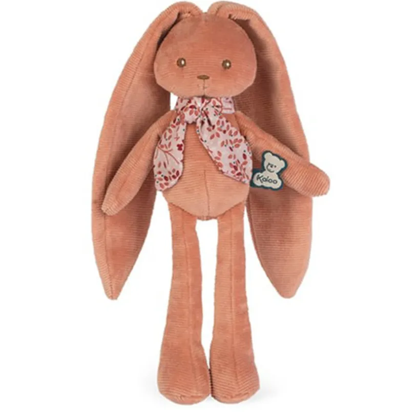 Knuffeldoekje Lapinoo Pantin terracotta fluweel Kaloo