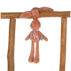 Knuffeldoekje Lapinoo Pantin terracotta fluweel Kaloo