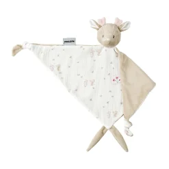 Knuffeldoekje maxi - olifant - Fanfan- velours Beige/bedrukt - 60x40 cmcm